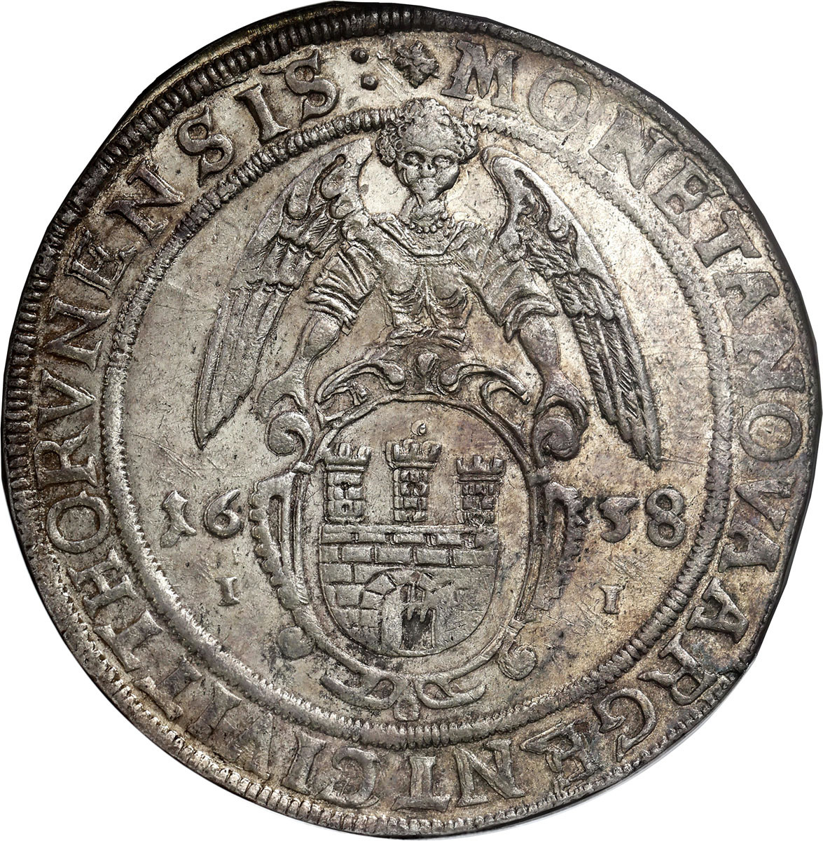 Władysław IV Waza. Talar 1638, Toruń NGC AU58 (MAX) - PIĘKNY